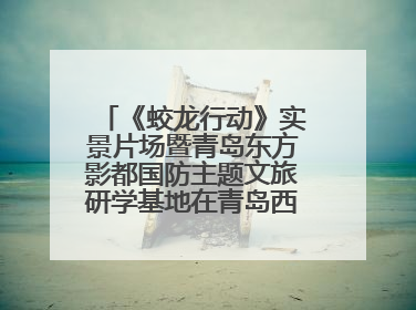 《蛟龙行动》实景片场暨青岛东方影都国防主题文旅研学基地在青岛西海岸新区开业