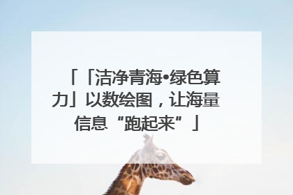 「洁净青海•绿色算力」以数绘图，让海量信息“跑起来”
