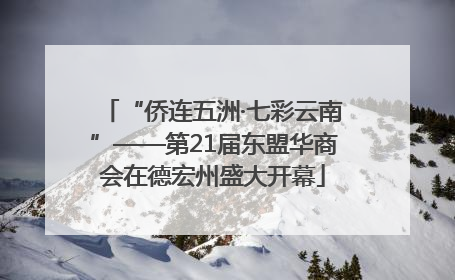“侨连五洲·七彩云南”——第21届东盟华商会在德宏州盛大开幕