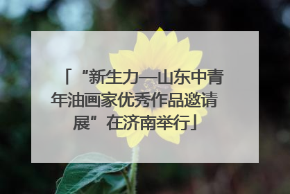 “新生力—山东中青年油画家优秀作品邀请展”在济南举行