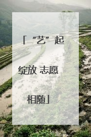 “艺”起绽放 志愿相随