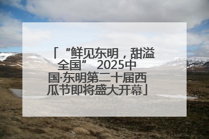 “鲜见东明，甜溢全国” 2025中国·东明第二十届西瓜节即将盛大开幕