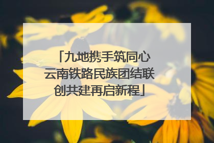 九地携手筑同心 云南铁路民族团结联创共建再启新程