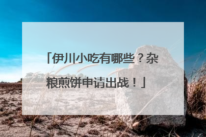 伊川小吃有哪些？杂粮煎饼申请出战！
