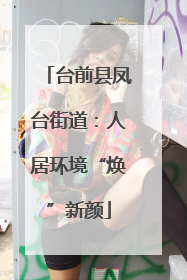 台前县凤台街道：人居环境“焕”新颜