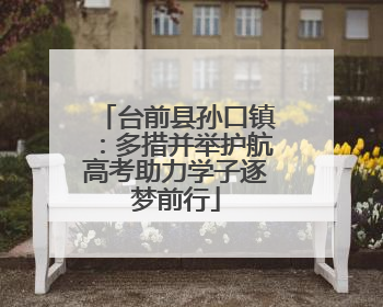 台前县孙口镇：多措并举护航高考助力学子逐梦前行