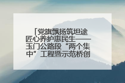 党旗飘扬筑坦途 匠心养护惠民生——玉门公路段“两个集中”工程暨示范桥创建项目圆满收官