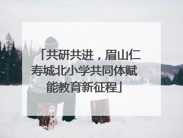 共研共进，眉山仁寿城北小学共同体赋能教育新征程