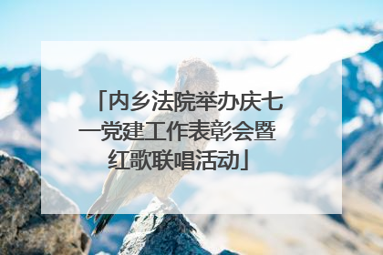 内乡法院举办庆七一党建工作表彰会暨红歌联唱活动