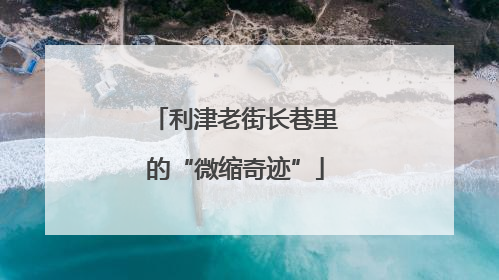利津老街长巷里的“微缩奇迹”