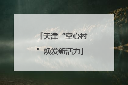 天津“空心村”焕发新活力
