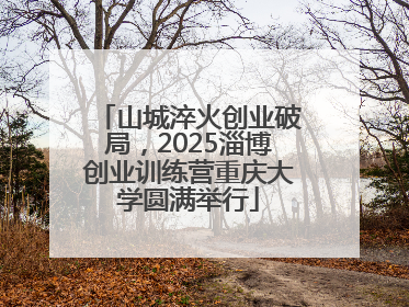 山城淬火创业破局，2025淄博创业训练营重庆大学圆满举行