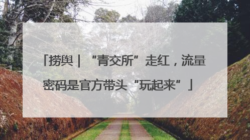 捞舆｜“青交所”走红，流量密码是官方带头“玩起来”