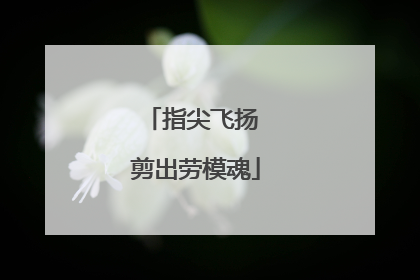 指尖飞扬 剪出劳模魂