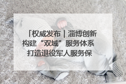 权威发布｜淄博创新构建“双域”服务体系 打造退役军人服务保障“淄博样板”