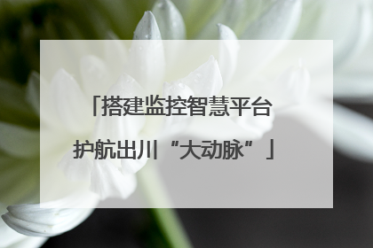 搭建监控智慧平台 护航出川“大动脉”