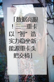 数据亮眼！三一重卡以“智”造实力稳坐新能源重卡头把交椅