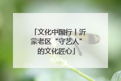 文化中国行丨沂蒙老区“守艺人”的文化匠心