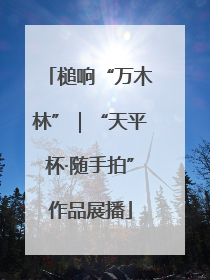 槌响“万木林”｜“天平杯·随手拍”作品展播