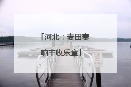 河北：麦田奏响丰收乐章