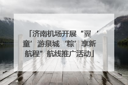 济南机场开展“翼‘童’游泉城‘粽’享新航程”航线推广活动