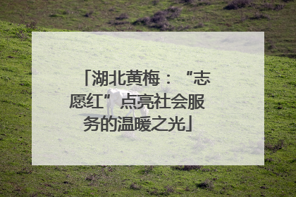 湖北黄梅：“志愿红”点亮社会服务的温暖之光
