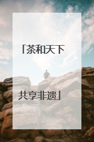 茶和天下 共享非遗