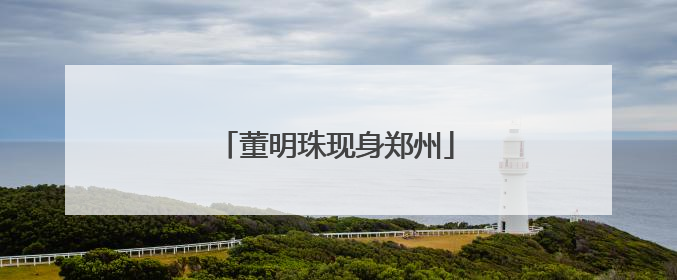 董明珠现身郑州