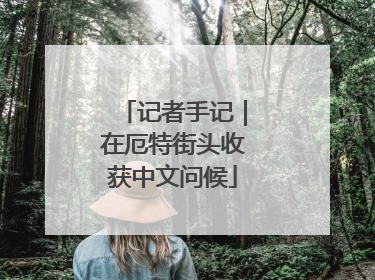 记者手记｜在厄特街头收获中文问候