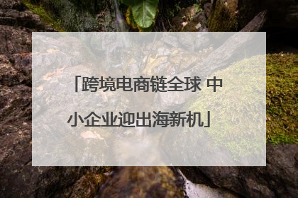 跨境电商链全球 中小企业迎出海新机