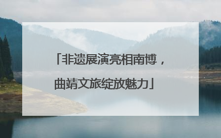 非遗展演亮相南博，曲靖文旅绽放魅力
