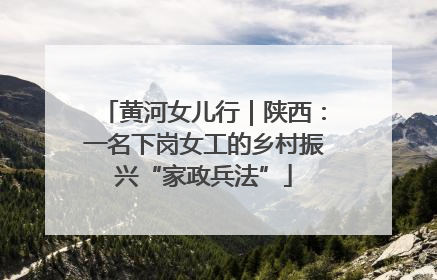 黄河女儿行｜陕西：一名下岗女工的乡村振兴“家政兵法”
