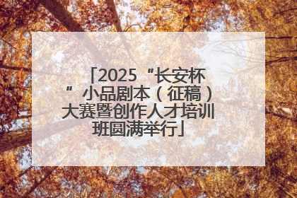 2025“长安杯”小品剧本（征稿）大赛暨创作人才培训班圆满举行