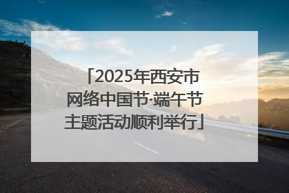 2025年西安市网络中国节·端午节主题活动顺利举行