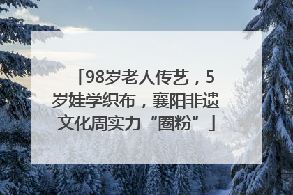 98岁老人传艺，5岁娃学织布，襄阳非遗文化周实力“圈粉”